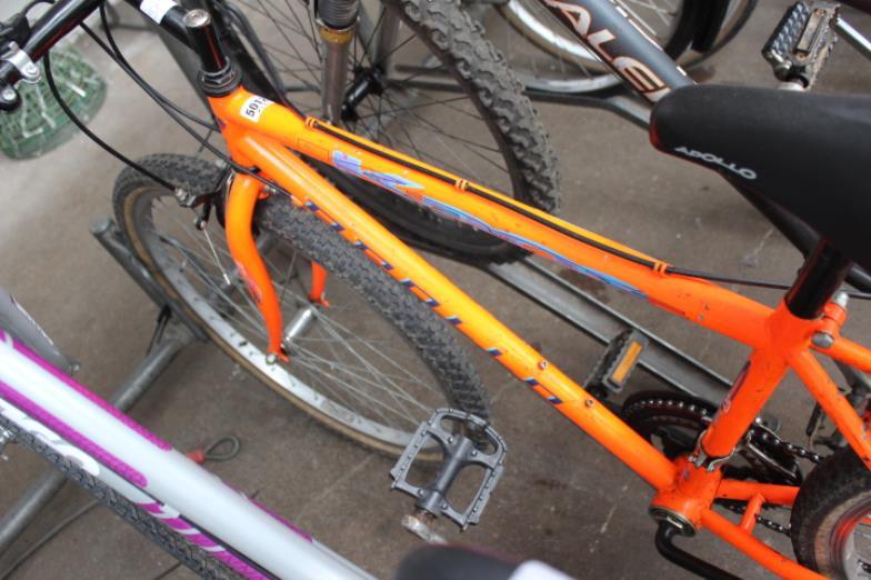 orange apollo bike