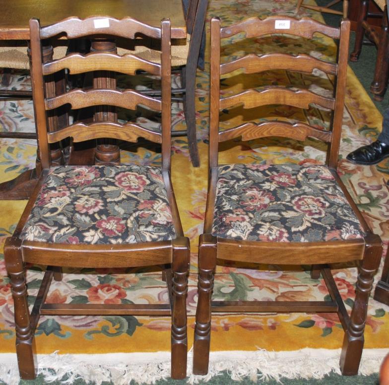 ercol ladder back chairs