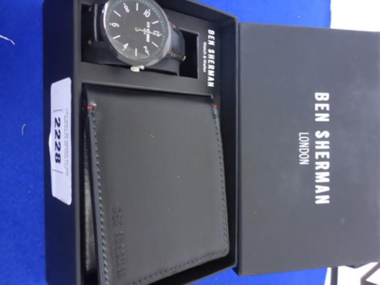 ben sherman watch and wallet