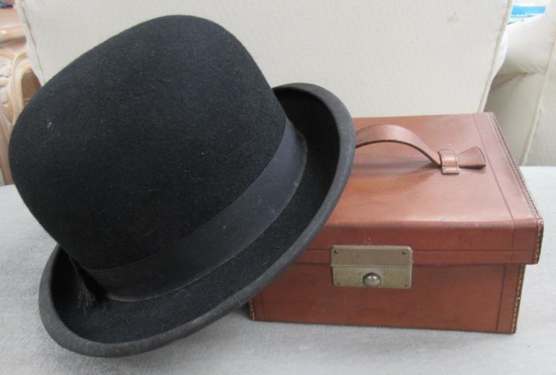 square bowler hat