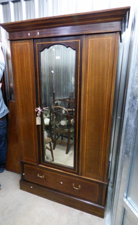 Taylors Auctions Early 20th Century Mahogany Single Mirror Door