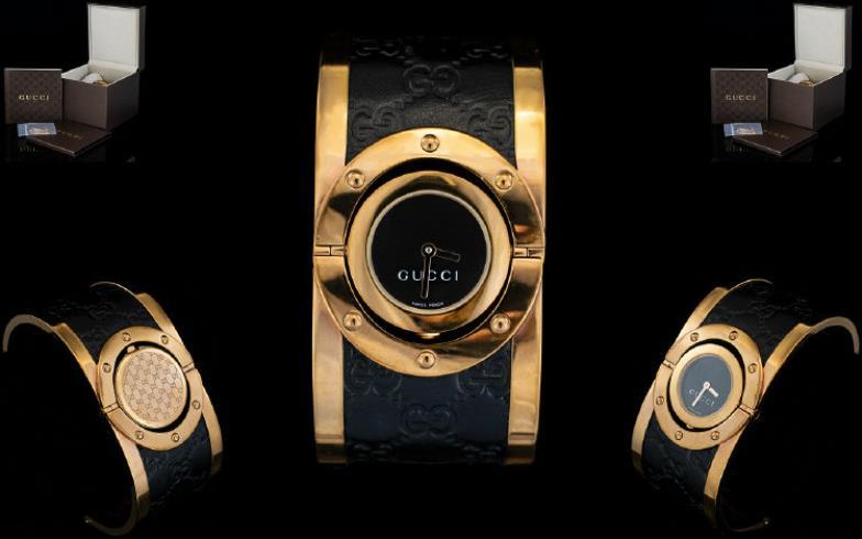 gucci twirl watch rose gold