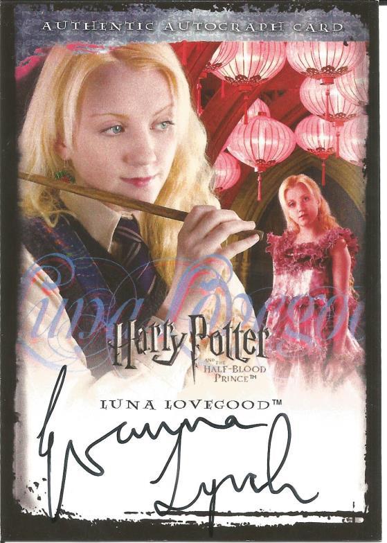 HWC Trading FR A4 Evanna Lynch Harry Potter Luna Lovegood Gifts Printed Signed Autograph Picture for Movie Memorabilia Fans A4 Framed